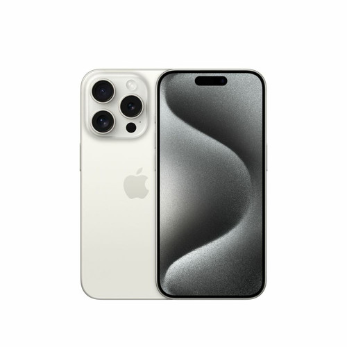 Apple - iPhone 15 Pro - 5G - 8/256 Go - Blanc Titanium Apple - Téléphonie Apple