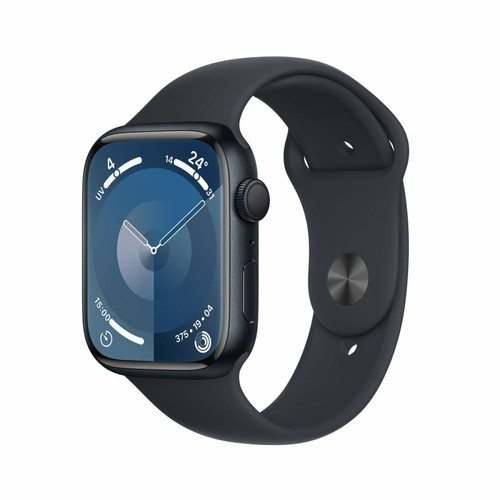 Apple - Apple Watch Series 9 GPS 45 mm Boîtier en aluminium minuit avec bracelet sport minuit M/L Apple - Bonnes affaires Objets connectés