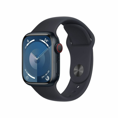 Apple - Apple Watch Series 9 GPS 41 mm Boîtier en aluminium minuit avec bracelet sport minuit S/M Apple - Objets connectés