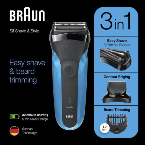Braun - Braun Series 3 310BT Rasoir Électrique Homme Braun  - Rasoir électrique