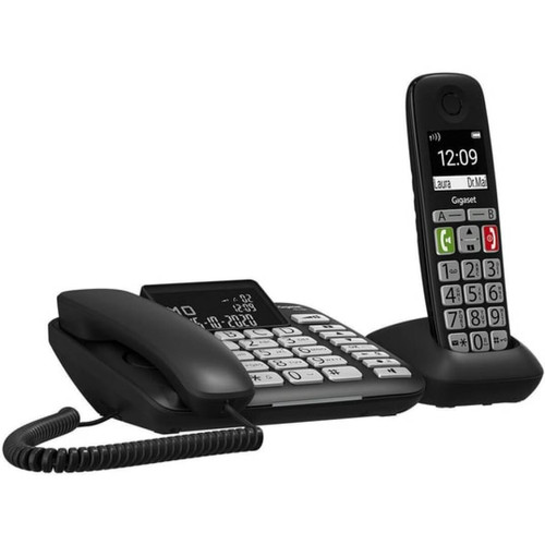 Gigaset - Téléphone filaire avec répondeur sans fil - GIGADL780PLUS - GIGASET Gigaset  - Téléphone fixe-répondeur