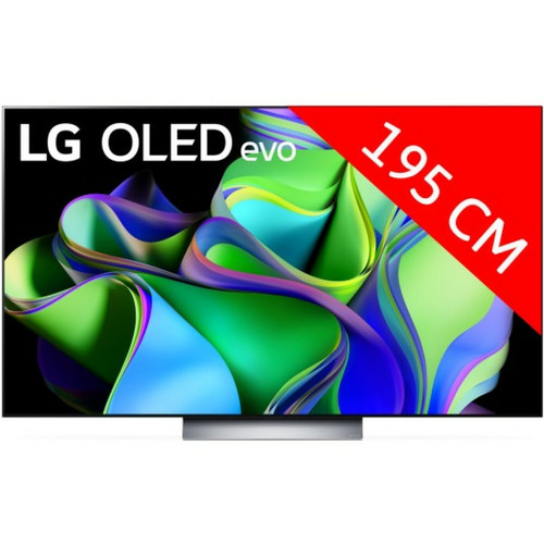 LG - TV OLED 4K 195 cm OLED77C3 evo LG - TV, Télévisions LG