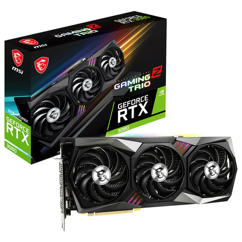 Msi - RTX 3080 GAMING Z TRIO 10GO LHR Msi - SELECTION GEFORCESQUADS 2EME EDITION NVIDIA