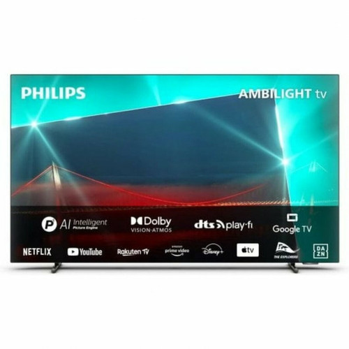 Philips - TV intelligente Philips 65OLED718 65" 4K Ultra HD HDR OLED AMD FreeSync Philips - BLACK Friday - TV OLED TV, Home Cinéma