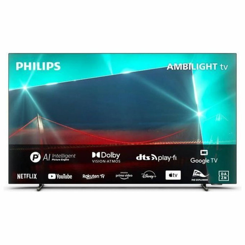 Philips - TV OLED 4K 55" 139 cm - 55OLED718 2023 Philips - BLACK Friday - TV OLED TV, Home Cinéma