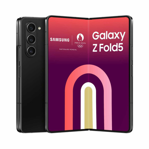 Samsung - Galaxy Z Fold5 - 12/256 Go - 5G - Noir  Samsung - Bonnes affaires Samsung Galaxy