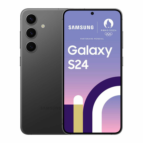 Smartphone Android Samsung Galaxy S24 - 5G - 8/256 Go - Noir