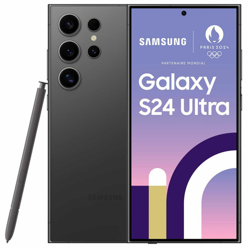 Samsung - Galaxy S24 Ultra - 5G - 12/512 Go - Noir Samsung - Bonnes affaires Samsung Galaxy