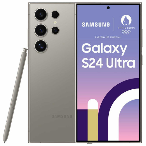 Samsung - Galaxy S24 Ultra - 5G - 12/512 Go - Gris Samsung  - Samsung Galaxy AI