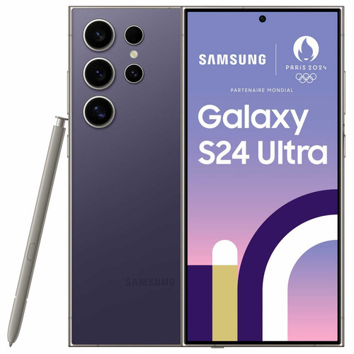 Samsung - Galaxy S24 Ultra - 5G - 12/512 Go - Violet Samsung - Le meilleur de nos Marchands Smartphone