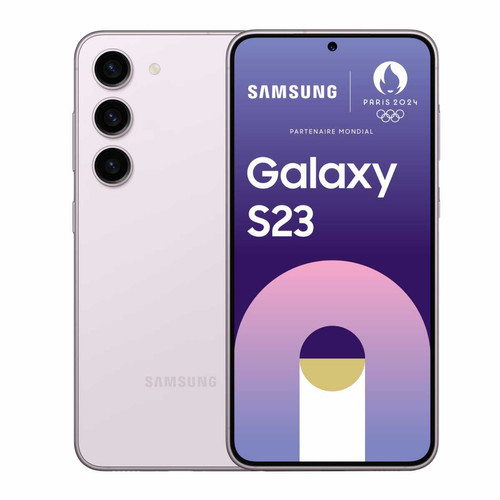 Samsung - Galaxy S23 - 8/256 Go - Lavande Samsung - Samsung reconditionné