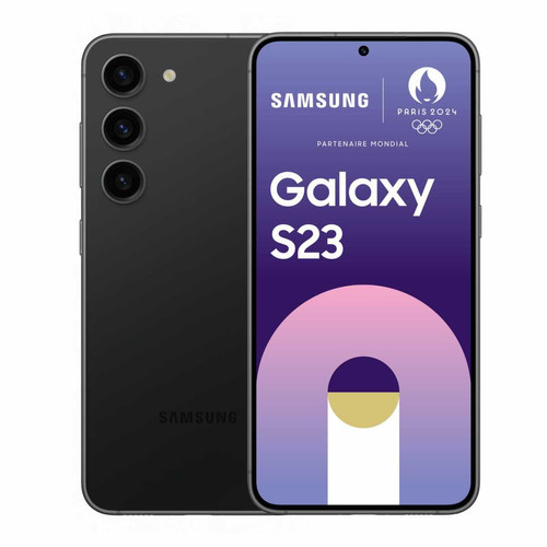Samsung - Galaxy S23 - 8/128 Go - Noir Samsung - Téléphonie