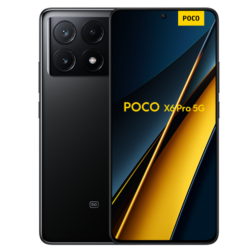 Poco - Poco X6 Pro - 5G -  8/256 Go -  Noir Poco  - Printemps des Marques : produits XIAOMI