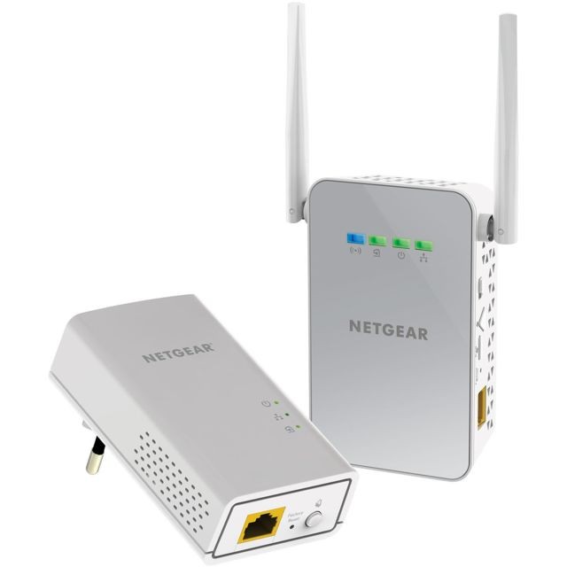 Netgear - PLW1000 - CPL + Wi-Fi - 1000 Mbpsvv Netgear - Le meilleur de nos Marchands Périphériques, réseaux et wifi