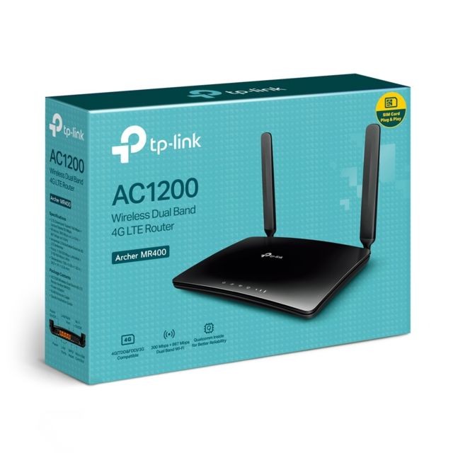 TP-LINK - Archer MR400 - Modem / Routeur 4G WiFi TP-LINK - Bonnes affaires Reseaux